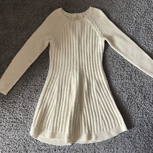 White/cream sweater dress!